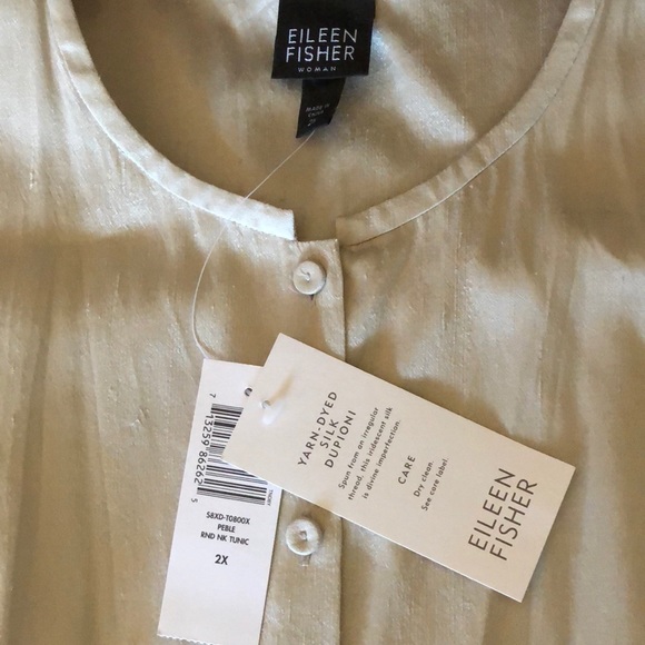 2x Silk Eileen Fisher Tunic - Picture 3 of 7